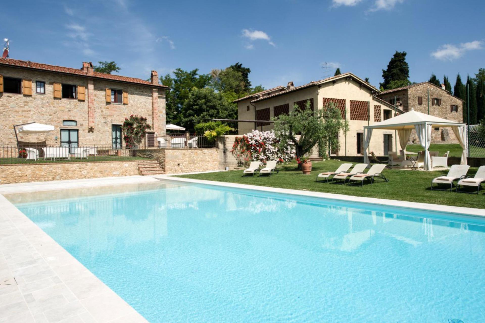 Agriturismi on a vineyard with many sports facilities in Tuscany