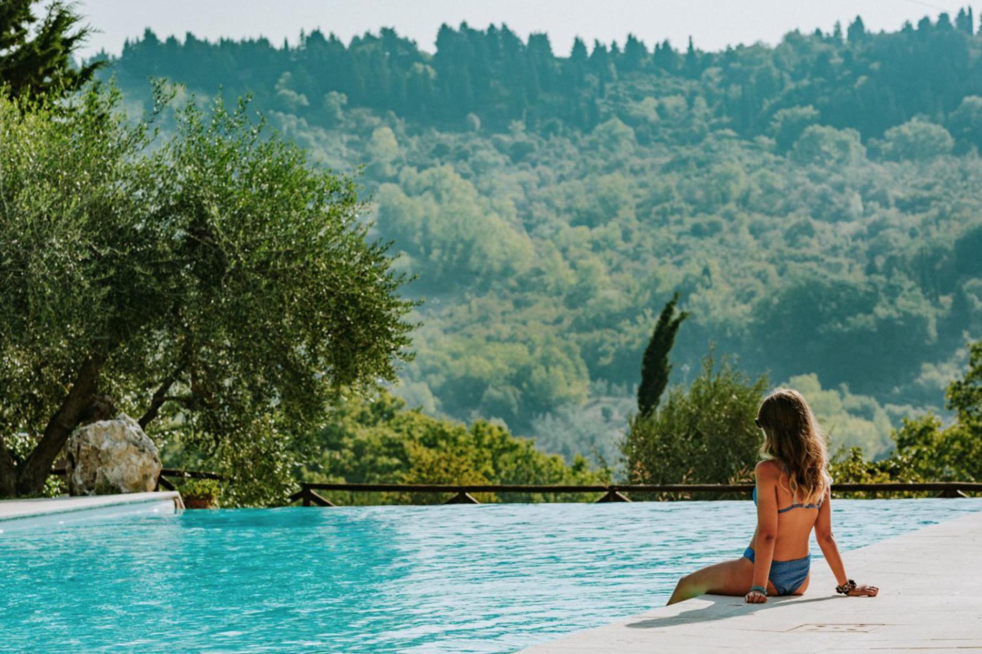 Agriturismi on a vineyard with many sports facilities in Tuscany