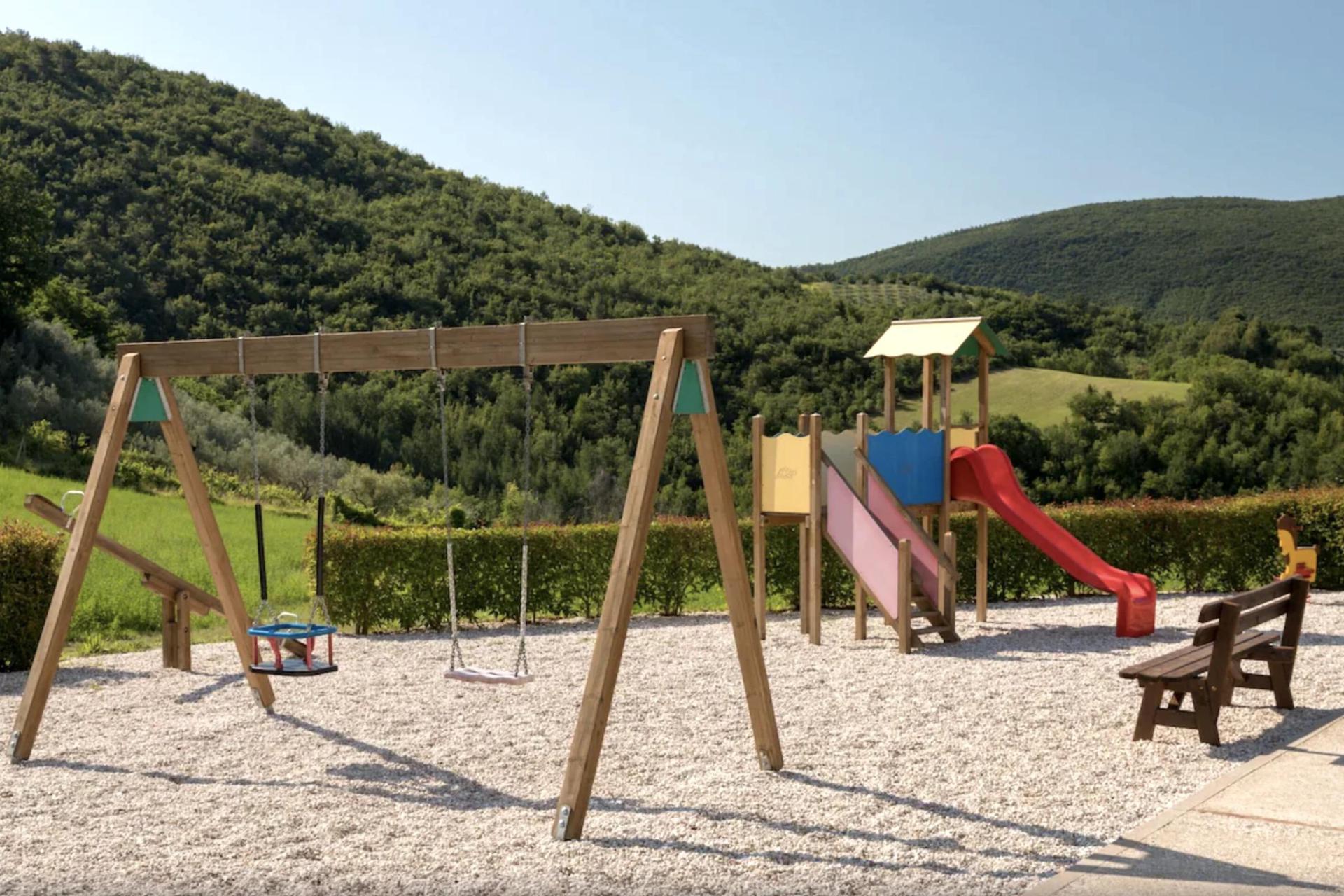 Beautiful family resort on a hill top in Umbria