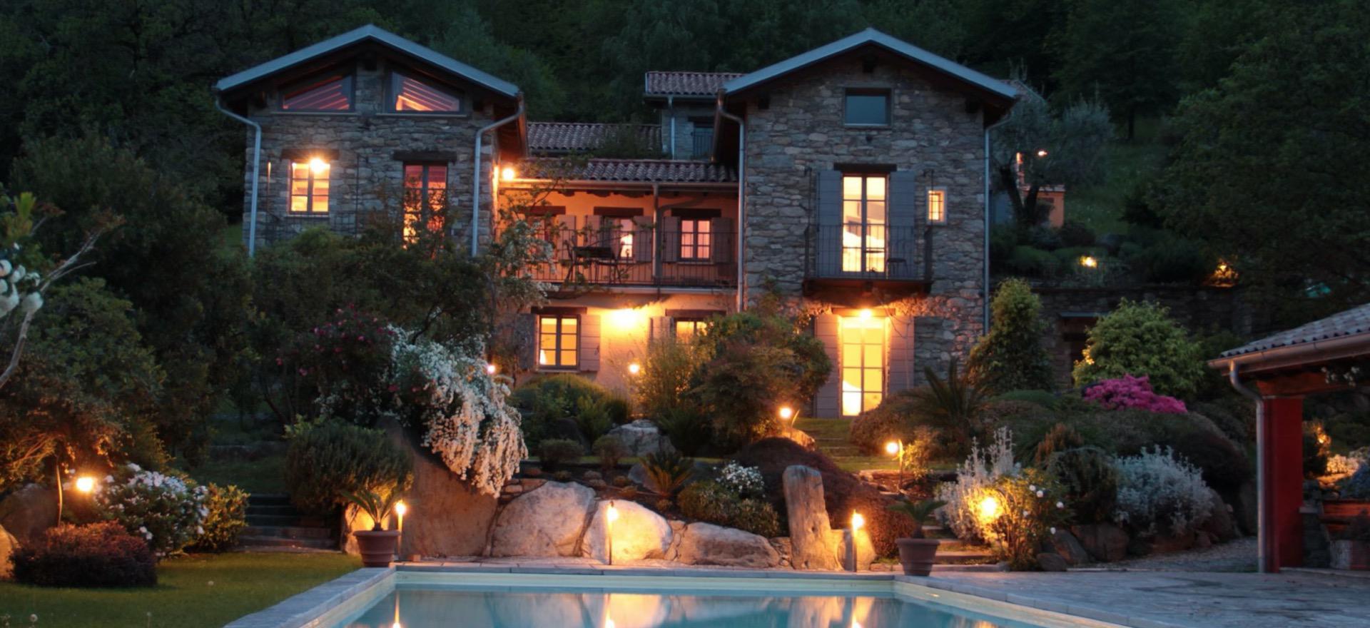 Agriturismo Lake Como and Lake Garda Luxury agriturismo with pool overlooking Lake Como