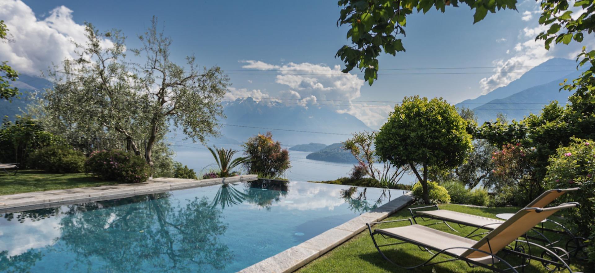 Agriturismo Lake Como and Lake Garda Luxury agriturismo with pool overlooking Lake Como