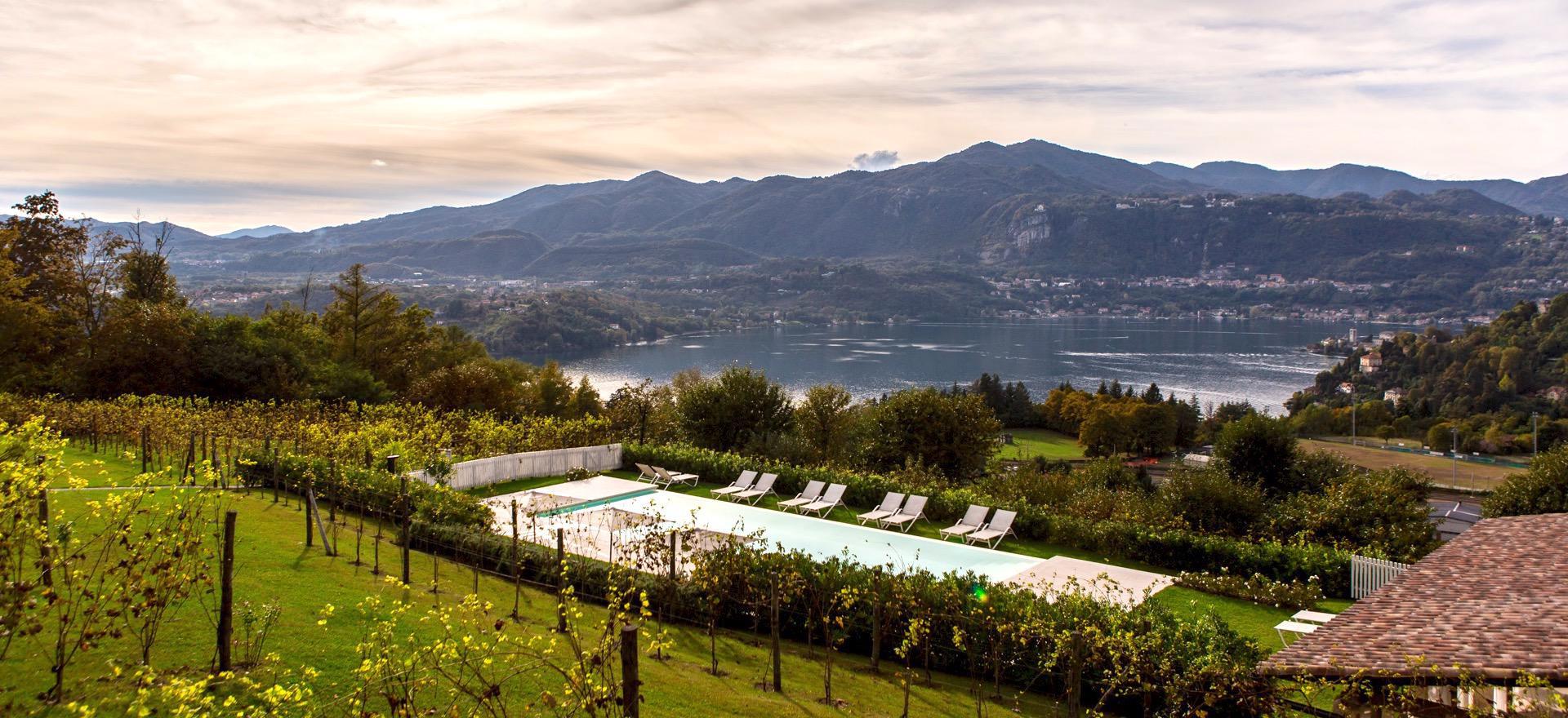 Agriturismo Lake Como and Lake Garda Small-scale luxury resort with outstanding views